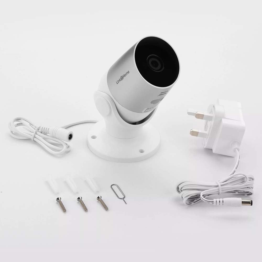 Link2Home WiFi Outdoor Weatherproof Camera – Home Security, Surveillance, CCTV