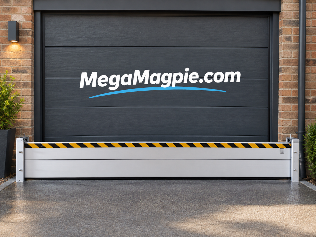 (Ref Remo) Custom made Flood Defence Barrier for doors, garages, patio, Home, Business. Worldwide delivery.