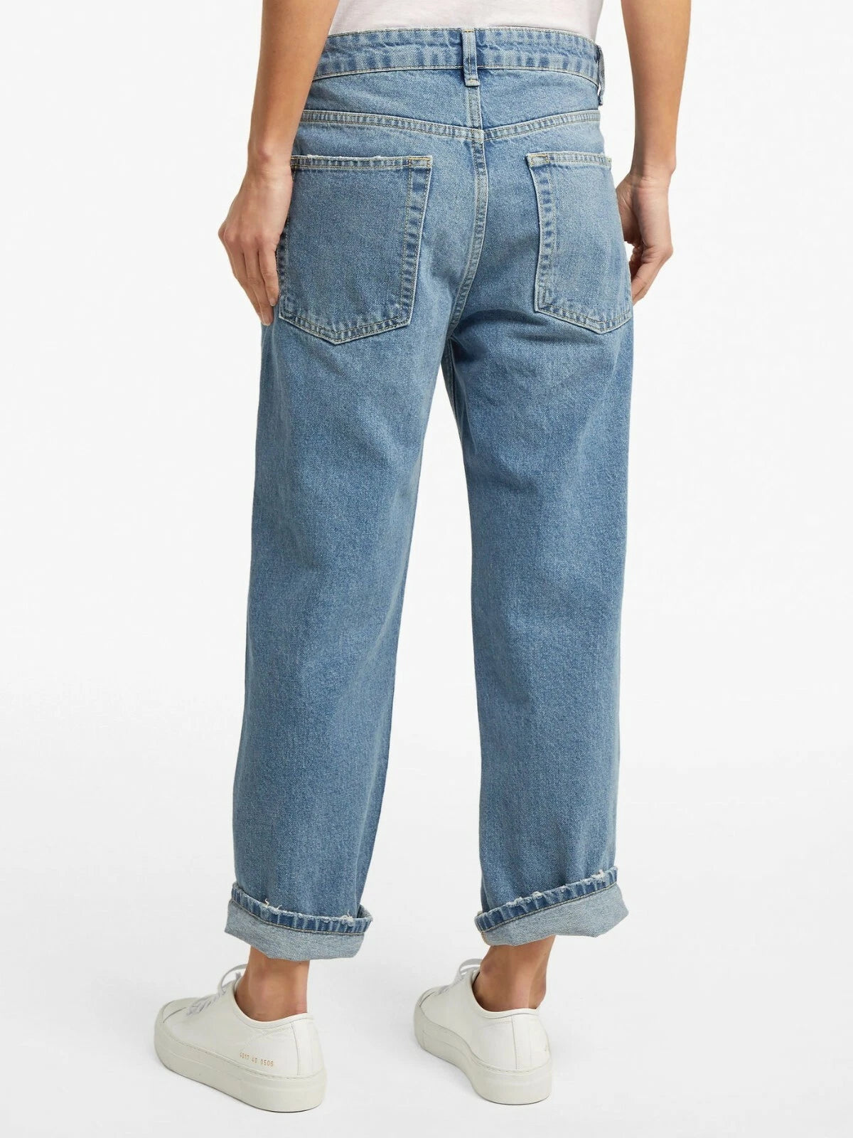 RAEY Blue Cotton Boyfriend Jeans ALL SIZES