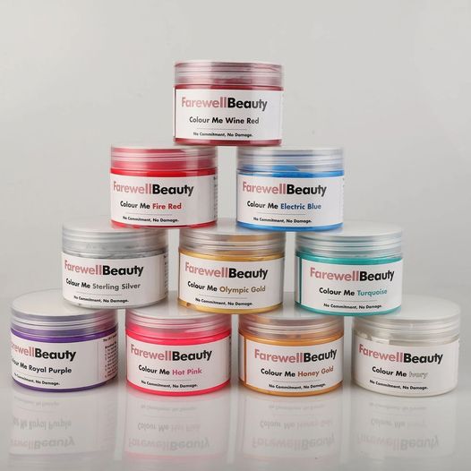 Farewell Beauty Unisex Hair Colour Wax Mud Styling Cream DIY Colouring 16 colours