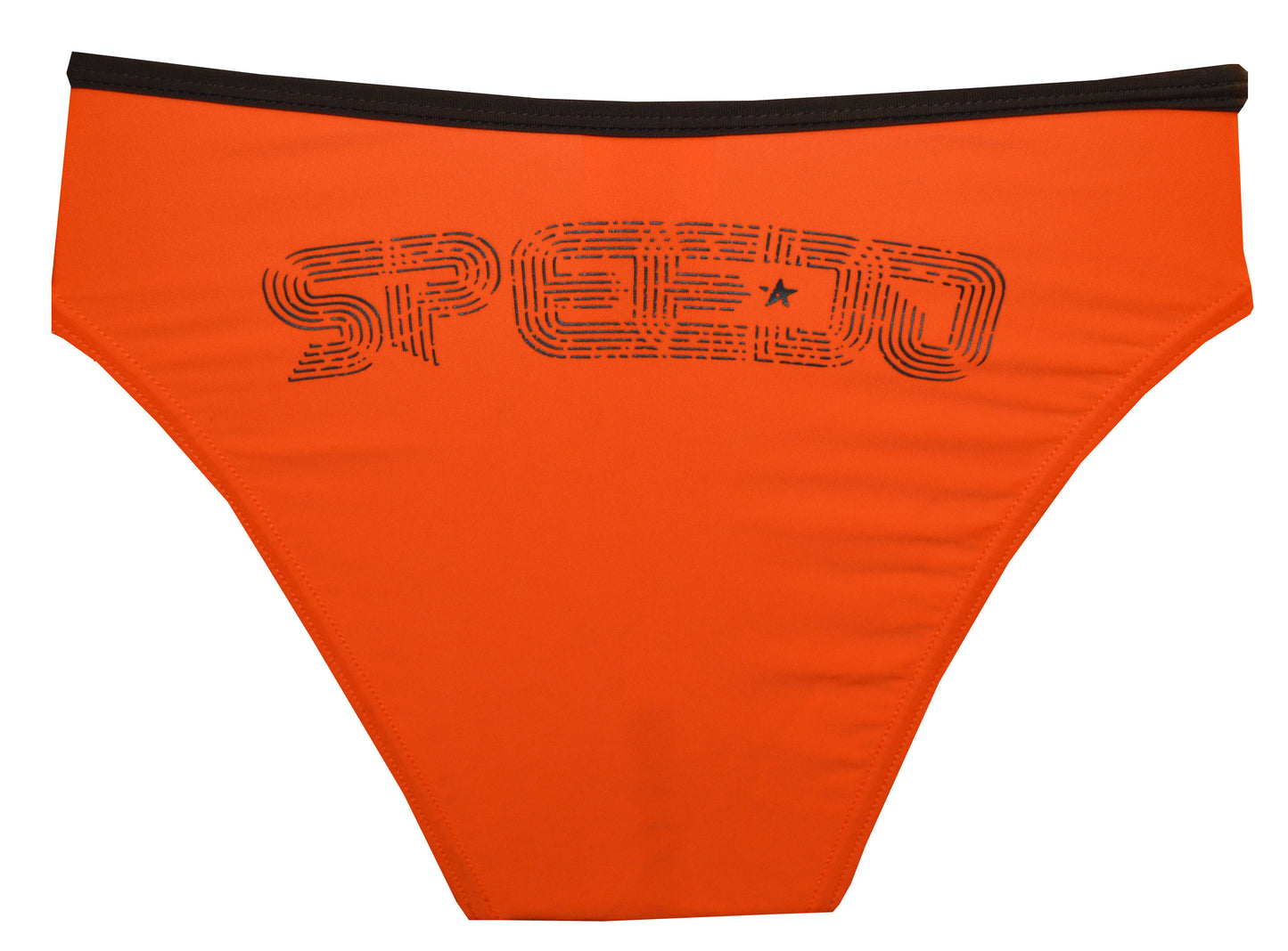 Speedo Mixers Ladies Bikini Swimming Orange / Black Brief