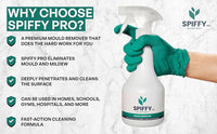 Spiffy Pro - Fast Action Mould Remover Spray - Professional Formula Up To 3x Stronger Than Leading Brands - 500ml