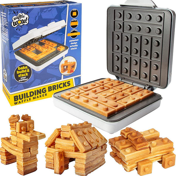 Waffle Wow! Building Brick Electric Waffle Maker- Cook Fun, RRP £47.99