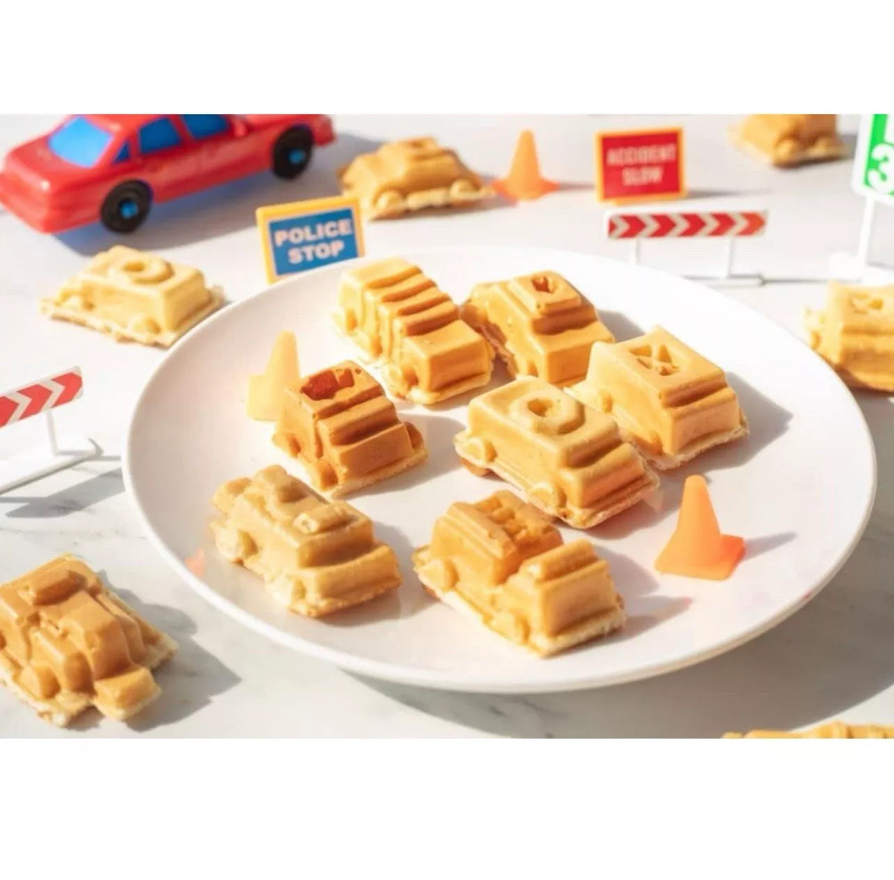 Waffle Wow! 3D Cars & Trucks Fun Waffle Maker Ideal for kids RRP £47.99