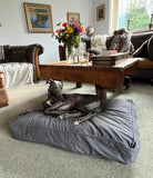 Anti Anxiety 100% Organic Cotton Dog Bed Calming Pet Bed, Small Medium or Large Mattress Pad