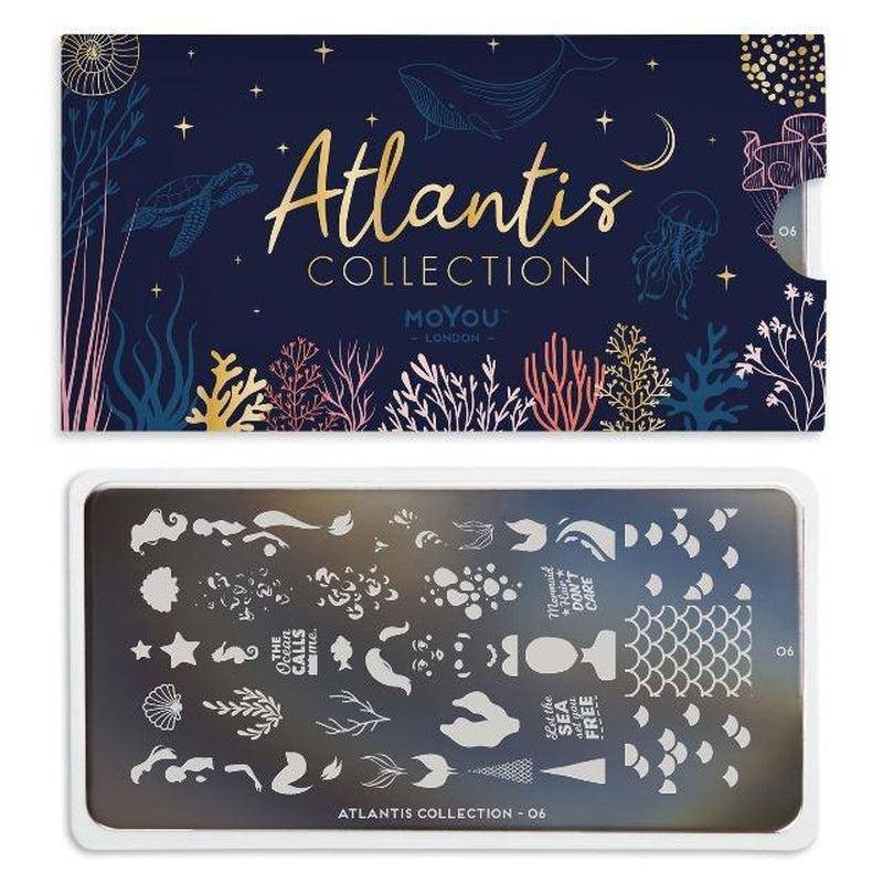 MoYou Stamping Plate Polish Lacquer Stamp Mats Glitter Top Coat Gifts Etc