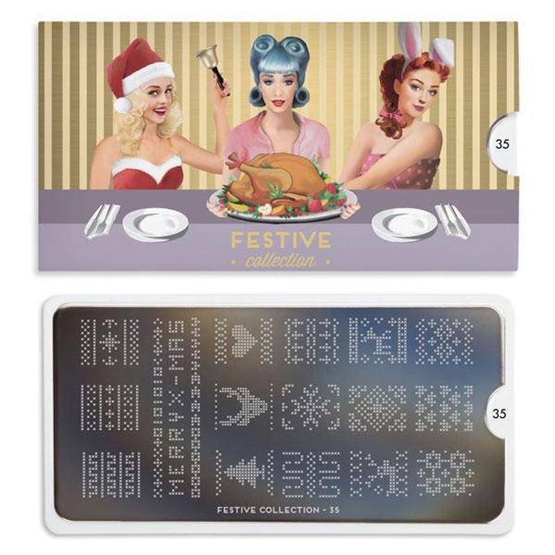 MoYou Stamping Plate Polish Lacquer Stamp Mats Glitter Top Coat Gifts Etc