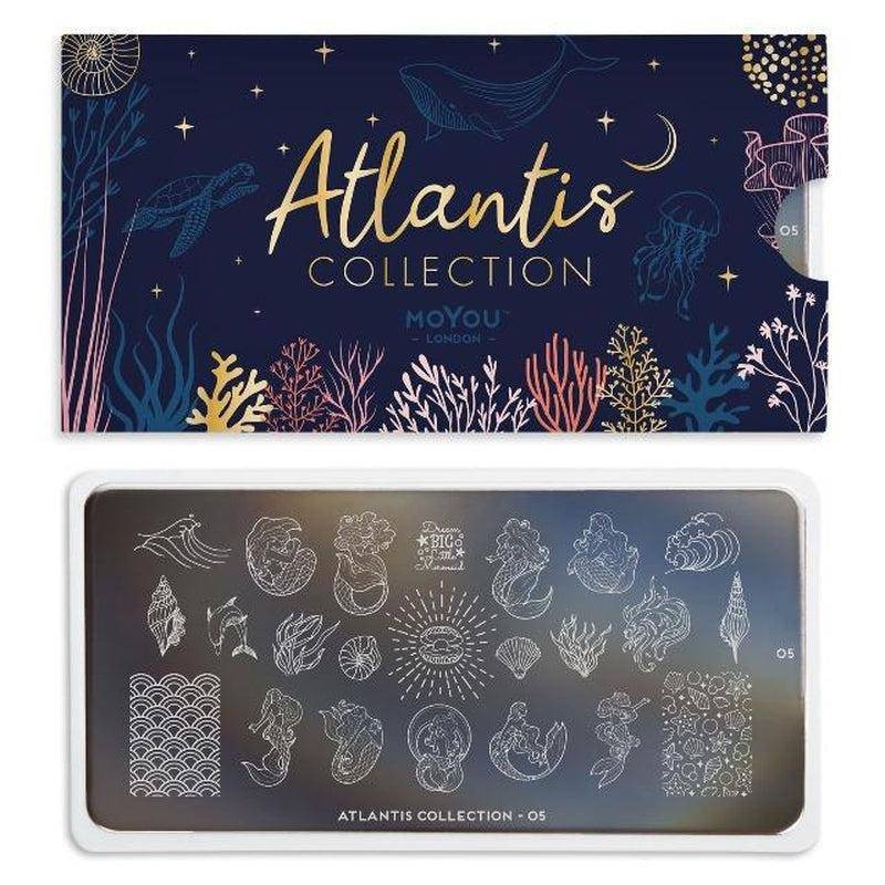 MoYou Stamping Plate Polish Lacquer Stamp Mats Glitter Top Coat Gifts Etc