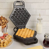 CucinaPro Electric Non stick Bubble Waffle Maker, Black