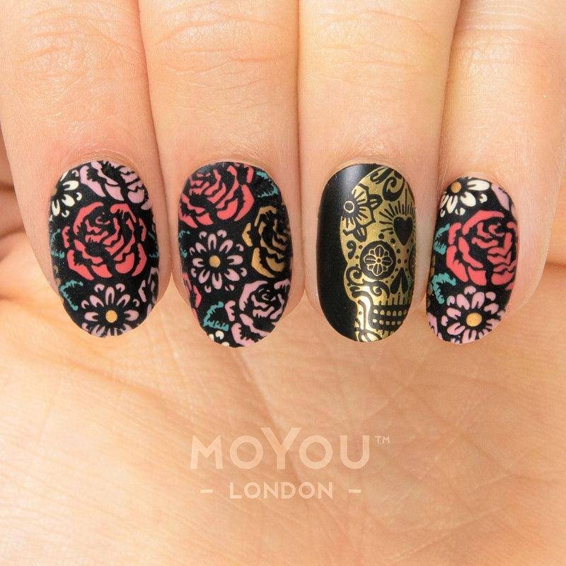 MoYou Stamping Plate Polish Lacquer Stamp Mats Glitter Top Coat Gifts Etc