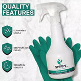 12X Spiffy Pro - Fast Action Professional Strong Mould Remover Spray 3x Stronger