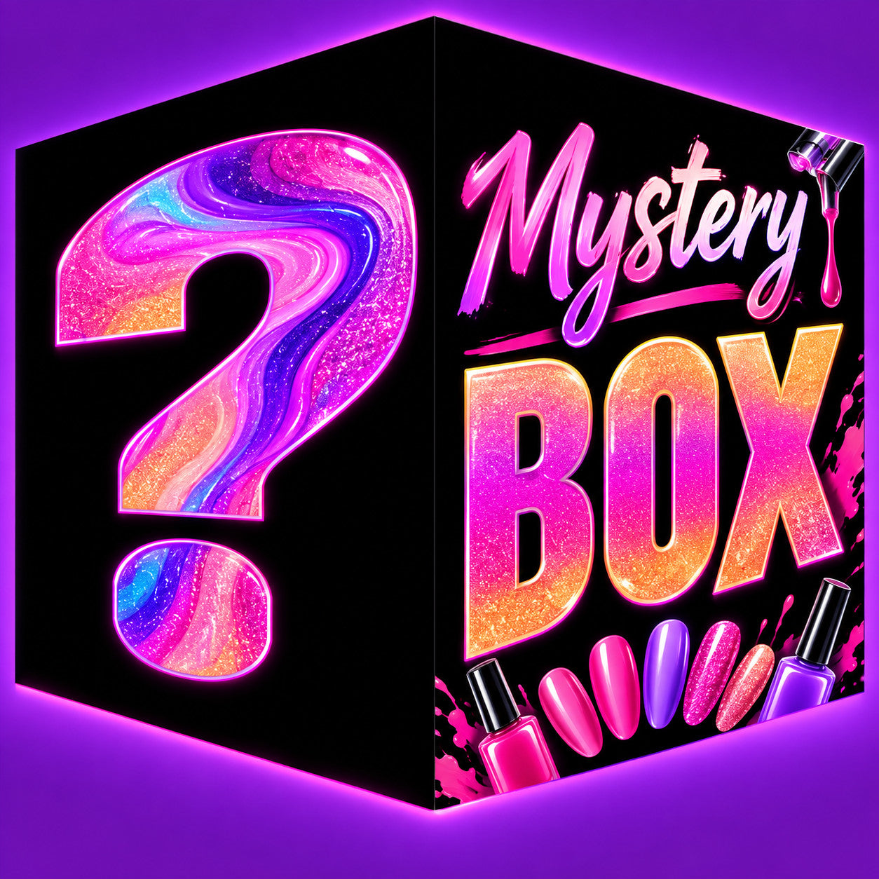 10x Branded Nail Mystery Bargain box starter bundle kit varnish tools OPI Silcare CND MoYou