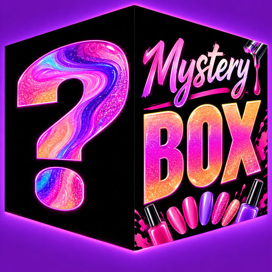 10x Branded Nail Mystery Bargain box starter bundle kit varnish tools OPI Silcare CND MoYou