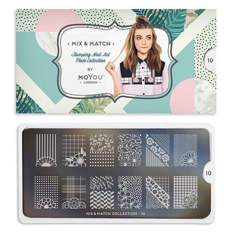 MoYou Stamping Plate Polish Lacquer Stamp Mats Glitter Top Coat Gifts Etc