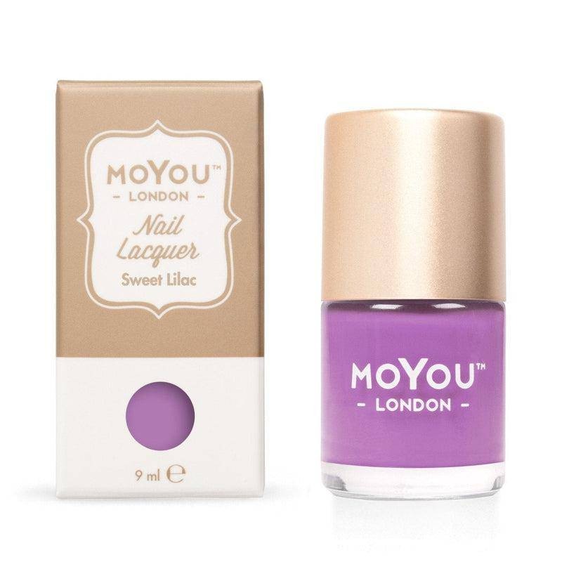 MoYou Stamping Plate Polish Lacquer Stamp Mats Glitter Top Coat Gifts Etc