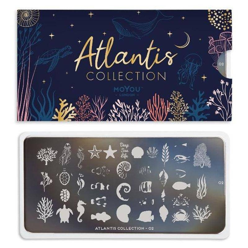 MoYou Stamping Plate Polish Lacquer Stamp Mats Glitter Top Coat Gifts Etc