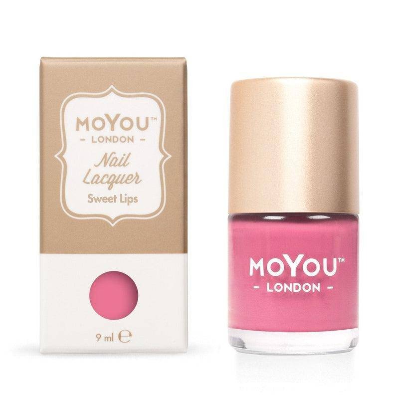 MoYou Stamping Plate Polish Lacquer Stamp Mats Glitter Top Coat Gifts Etc
