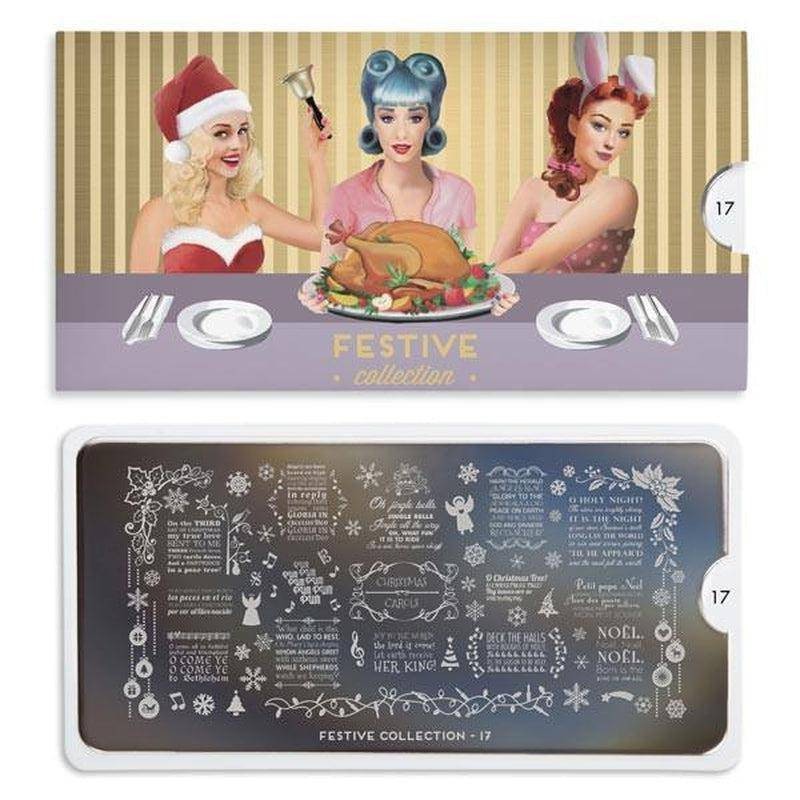 MoYou Stamping Plate Polish Lacquer Stamp Mats Glitter Top Coat Gifts Etc