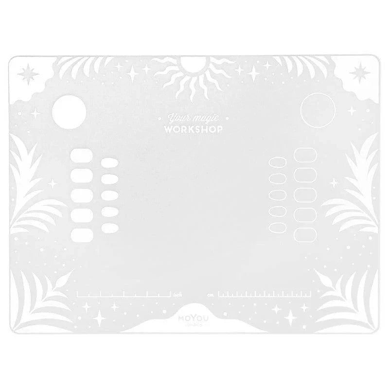 MoYou Stamping Plate Polish Lacquer Stamp Mats Glitter Top Coat Gifts Etc