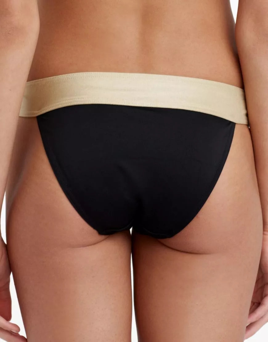 Freya Swim Supernova Retro Bikini Brief Black Gold Size XS AS9535BBK Swim bottom
