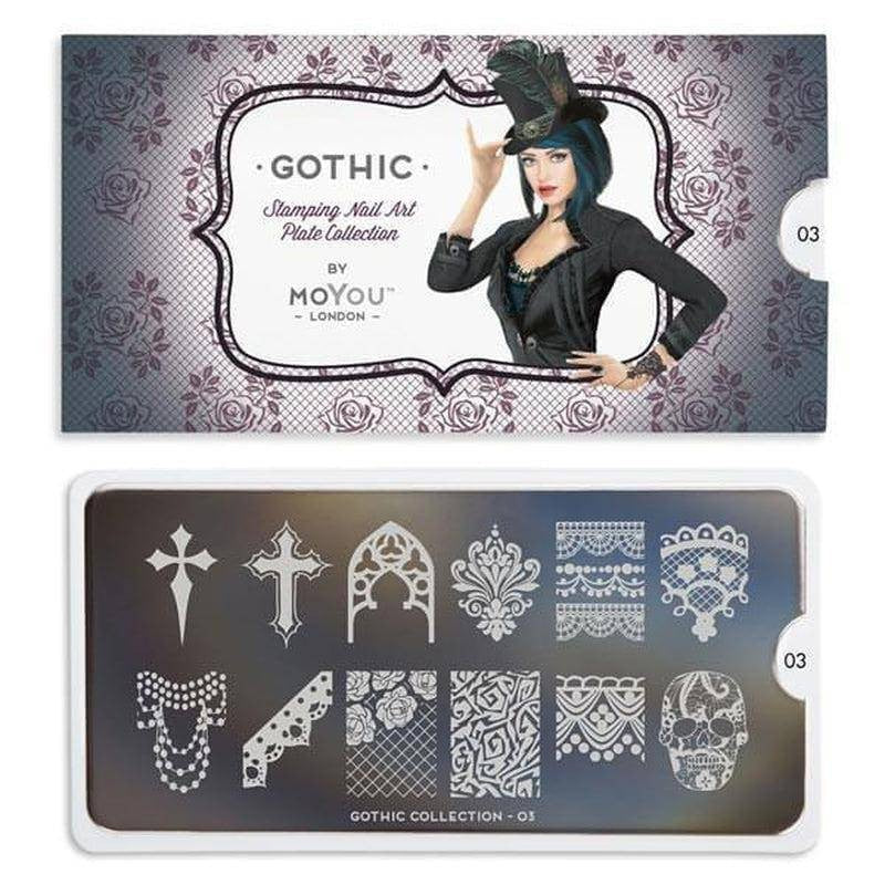 MoYou Stamping Plate Polish Lacquer Stamp Mats Glitter Top Coat Gifts Etc
