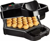 CucinaPro Electric Non stick Bubble Waffle Maker, Black