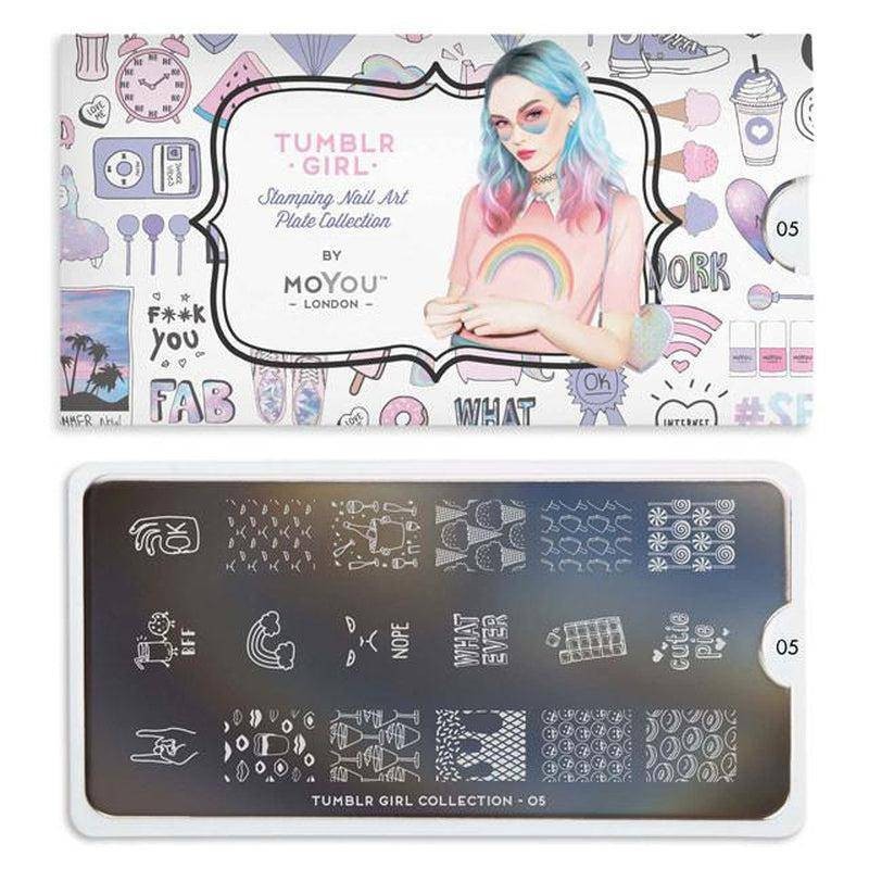MoYou Stamping Plate Polish Lacquer Stamp Mats Glitter Top Coat Gifts Etc