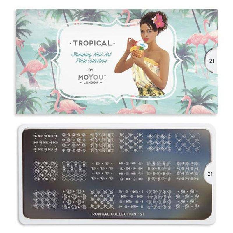 MoYou Stamping Plate Polish Lacquer Stamp Mats Glitter Top Coat Gifts Etc