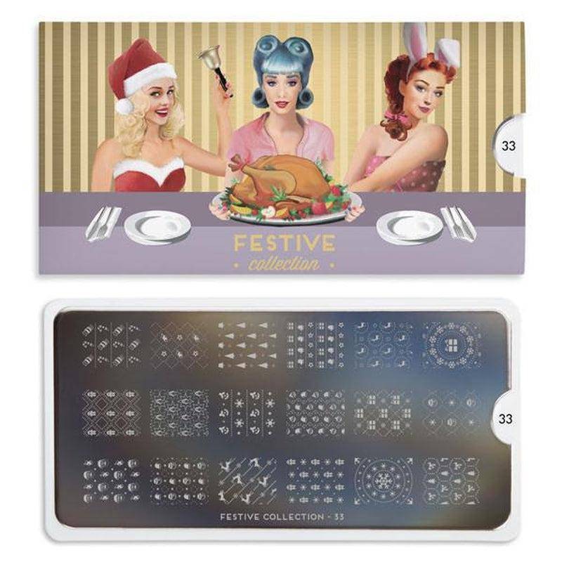 MoYou Stamping Plate Polish Lacquer Stamp Mats Glitter Top Coat Gifts Etc