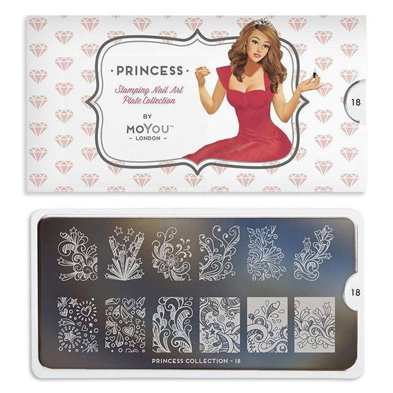 MoYou Stamping Plate Polish Lacquer Stamp Mats Glitter Top Coat Gifts Etc