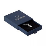 MENS NECKLACE PENDANT (925 STERLING SILVER, 18K GOLD OR GUN METAL) SNAKE CHAIN