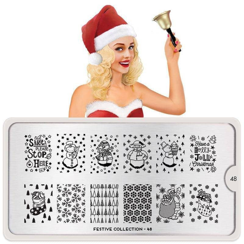 MoYou Stamping Plate Polish Lacquer Stamp Mats Glitter Top Coat Gifts Etc