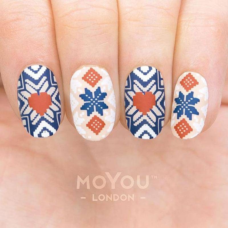 MoYou Stamping Plate Polish Lacquer Stamp Mats Glitter Top Coat Gifts Etc