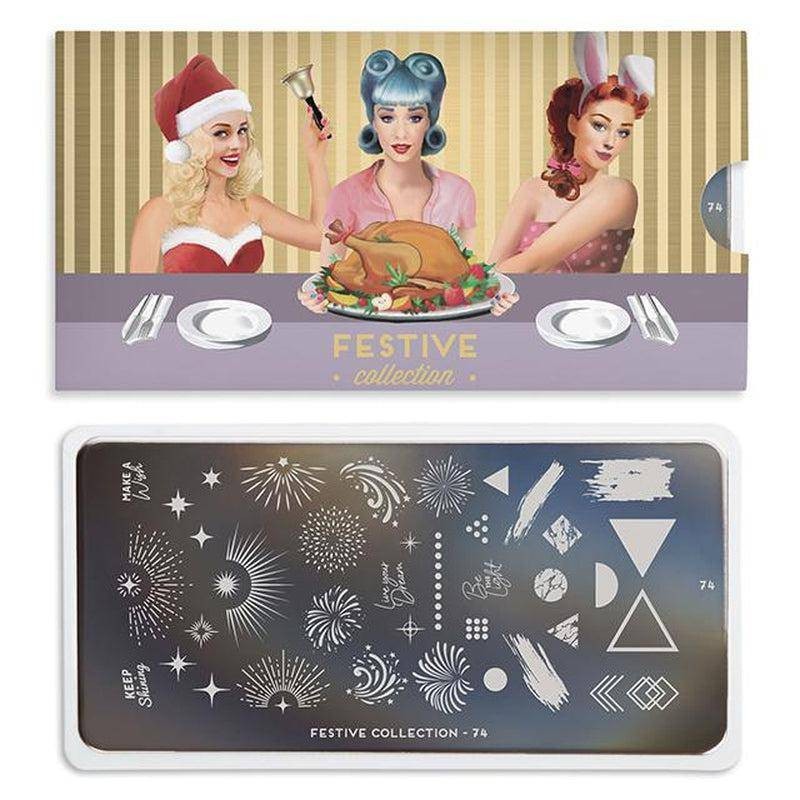 MoYou Stamping Plate Polish Lacquer Stamp Mats Glitter Top Coat Gifts Etc
