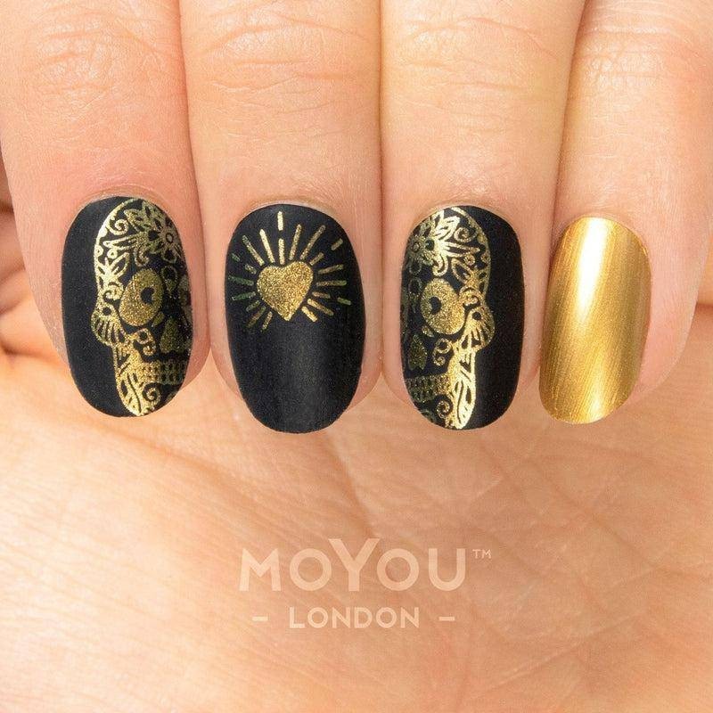 MoYou Stamping Plate Polish Lacquer Stamp Mats Glitter Top Coat Gifts Etc