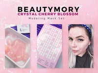 BEAUTYMORY Crystal Cherry Blossom Modelling Deluxe Pamper Face Mask kit RRP £9