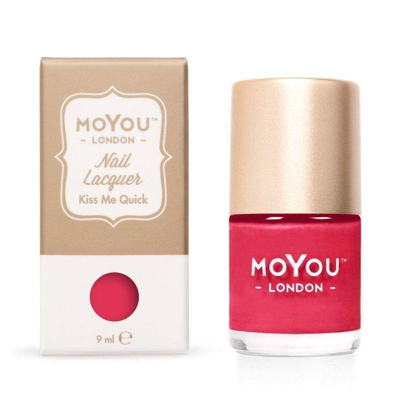 MoYou Stamping Plate Polish Lacquer Stamp Mats Glitter Top Coat Gifts Etc