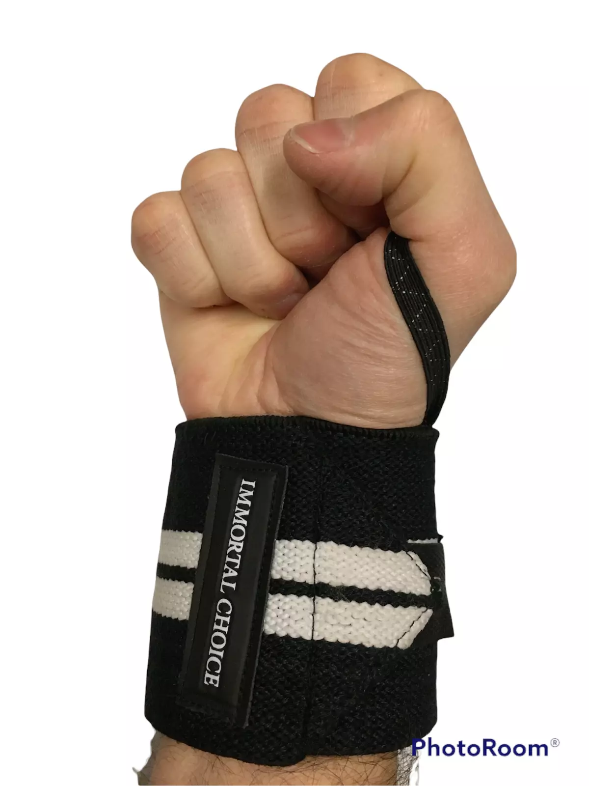 2x Immortal Choice Weight Lifting Wrist Wraps Supports Gym Training Fist Straps