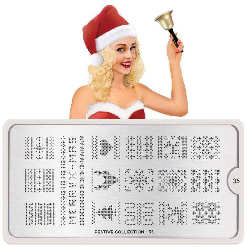 MoYou Stamping Plate Polish Lacquer Stamp Mats Glitter Top Coat Gifts Etc