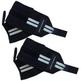 2x Immortal Choice Weight Lifting Wrist Wraps Supports Gym Training Fist Straps