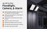 Link2Home Outdoor Floodlight with Camera, PIR Motion Sensor, and Alarm