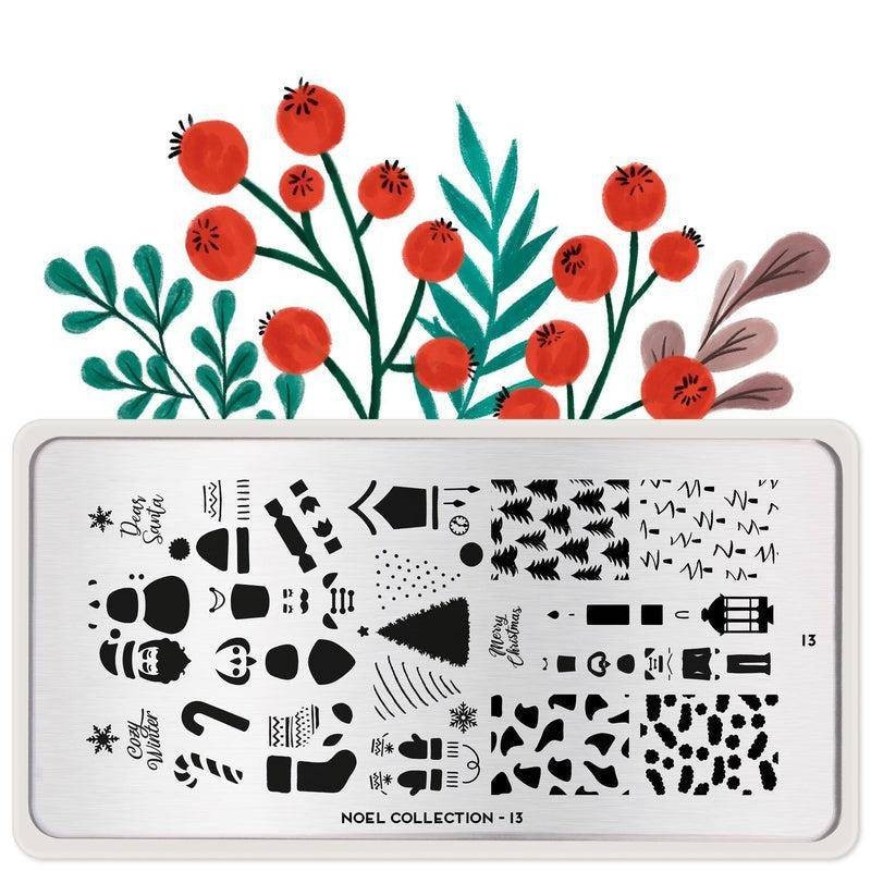 MoYou Stamping Plate Polish Lacquer Stamp Mats Glitter Top Coat Gifts Etc