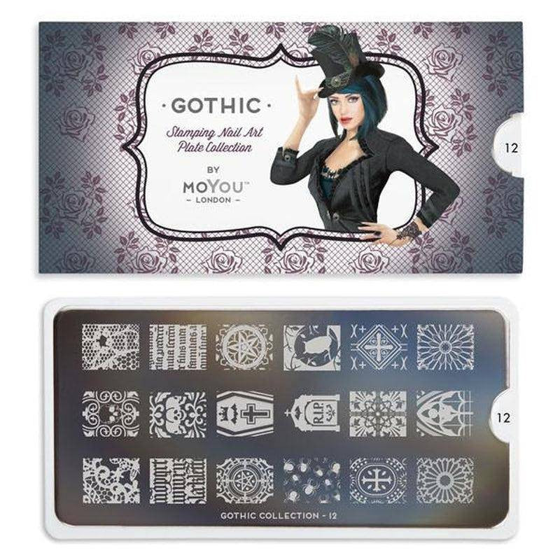 MoYou Stamping Plate Polish Lacquer Stamp Mats Glitter Top Coat Gifts Etc