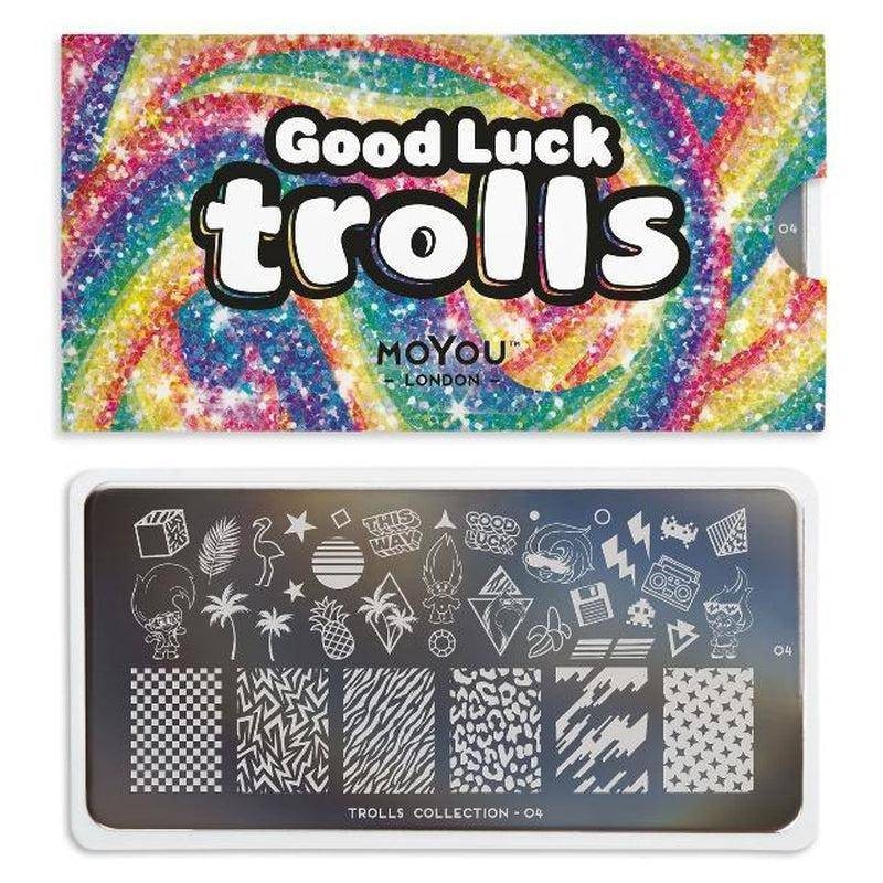 MoYou Stamping Plate Polish Lacquer Stamp Mats Glitter Top Coat Gifts Etc