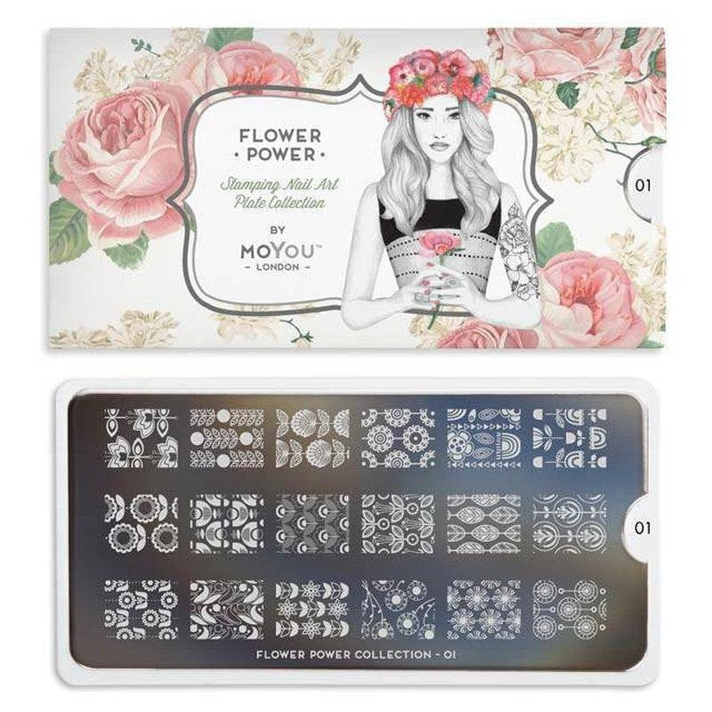 MoYou Stamping Plate Polish Lacquer Stamp Mats Glitter Top Coat Gifts Etc