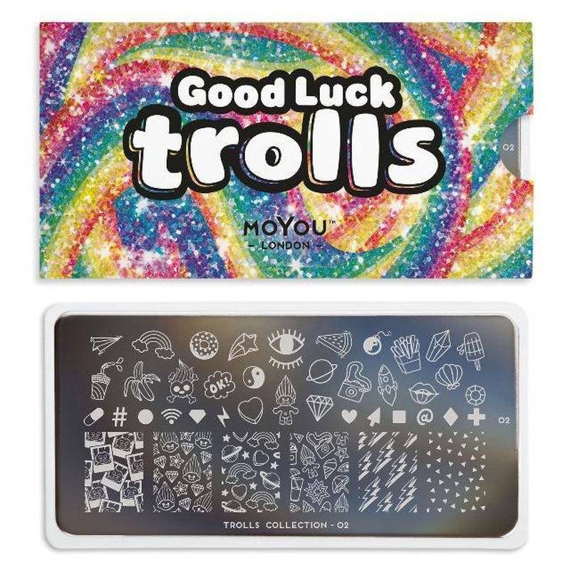 MoYou Stamping Plate Polish Lacquer Stamp Mats Glitter Top Coat Gifts Etc