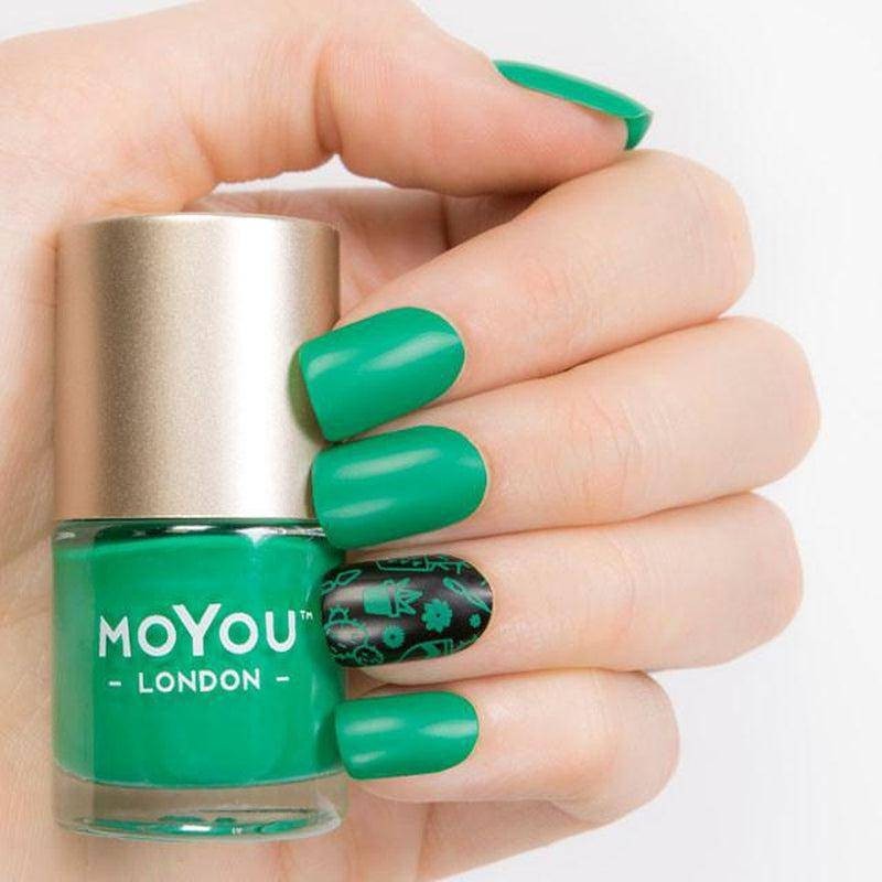 MoYou Stamping Plate Polish Lacquer Stamp Mats Glitter Top Coat Gifts Etc