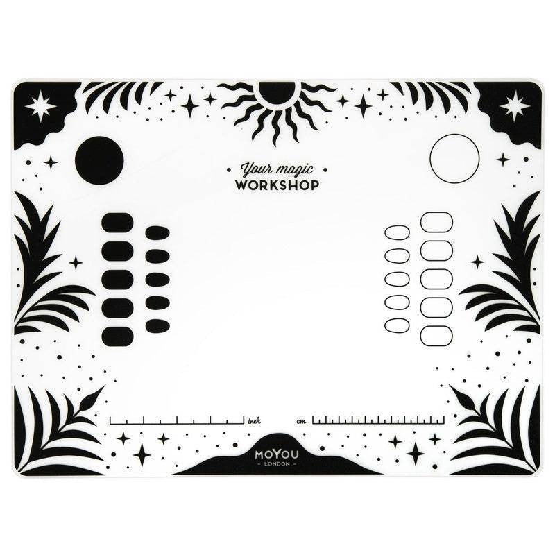 MoYou Stamping Plate Polish Lacquer Stamp Mats Glitter Top Coat Gifts Etc