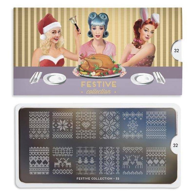 MoYou Stamping Plate Polish Lacquer Stamp Mats Glitter Top Coat Gifts Etc