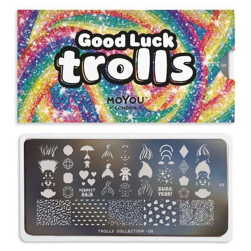 MoYou Stamping Plate Polish Lacquer Stamp Mats Glitter Top Coat Gifts Etc
